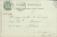 VINTAGE POSTCARD Trouville the walk of boards