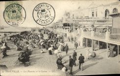 CPA Trouville Les planches et le casino