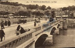 CPA Trouville Deauville le pont