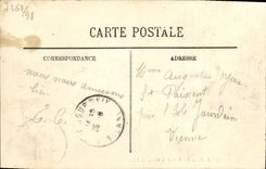 CPA Trouville le pont de la gare