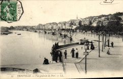 CPA Trouville Vue Generale du port
