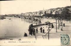 CPA Trouville Vue Generale du port