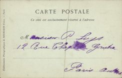 POSTAL Trouville de la VENDIMIA en el mar antes del puerto vista del embarcadero de los barcos de Deauville