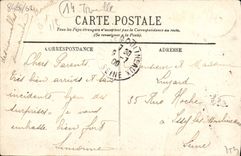 VINTAGE POSTCARD Trouville the entry of the port and sight on Deauville