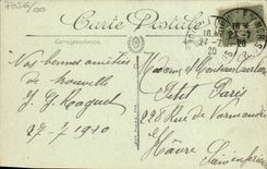 CPA Trouville Le port Bateaux