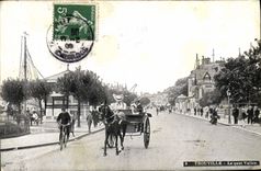 CPA Trouville Le quai vallee