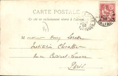 VINTAGE POSTCARD Trouville On Sea Quay Tostain Boats