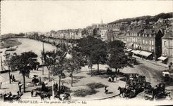 CPA Trouville Vue generale des quais