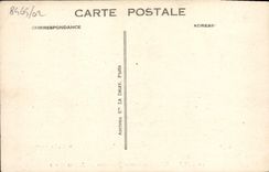 CPA Trouville Contre jour dans les roches noires