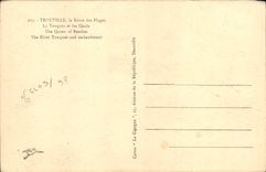 VINTAGE POSTCARD Trouville the queen of the beaches Drums and quays