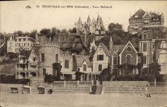 VINTAGE POSTCARD Trouville On sea Malakoff Tower