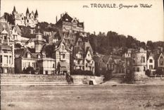CPA Trouville groupe de villas