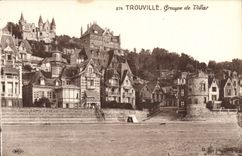 CPA Trouville groupe de villas
