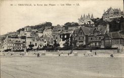 CPA Trouville La reine des plages les villas