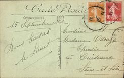 CPA Trouville Les villas et la plage