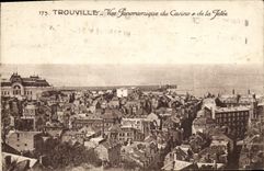 VINTAGE POSTCARD Trouville seen Panoramic of the casino of the pier