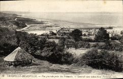 CPA Trouville Deauville vue generale prise des Fremonts 