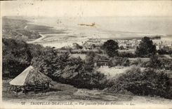 CPA Trouville Deauville vue generale prise des Fremonts 