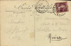 VINTAGE POSTCARD Trouville Deauville the vat and the place of the casino