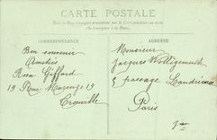 VINTAGE POSTCARD Trouville the vat of Deauville has low tide