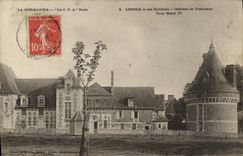 VINTAGE POSTCARD Lisieux and its surroundings Castle of Fumichon Turn Henri IV