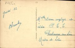 POSTAL Honfleur de la VENDIMIA la llegada del barco de Le Havre