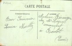 POSTAL Honfleur de la VENDIMIA la cruz de Notre Dame De Grace