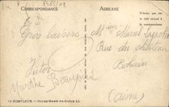 CPA Honfleur Notre Dame De Grace