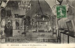 CPA Honfleur Interieur de Notre Dame de Grace