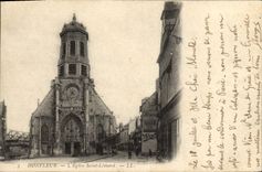 CPA Honfleur L'Eglise Saint Leonard