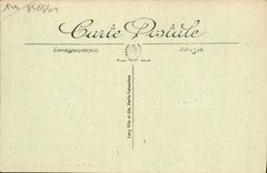 POSTAL Honfleur de la VENDIMIA la iglesia Sainte Catherine y mercado