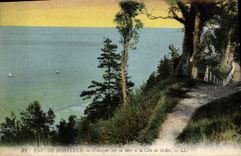 CPA Environs de Honfleur Echappee sur la mer a la Cote de Grace 