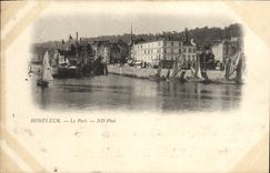 CPA Honfleur Le Port Bateaux