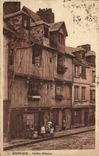 CPA Honfleur Vieilles Maisons Enfants