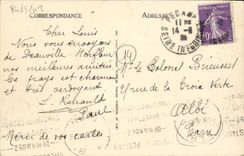 CPA Honfleur Panorama Pris de la Cote De Grace