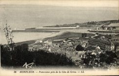 CPA Honfleur Panorama Pris de la Cote De Grace