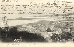 VINTAGE POSTCARD Honfleur Panorama Taken of the Dimension Simeon Saint
