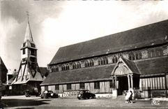 CPM Honfleur L'Eglise Ste Catherine et Son clocher 
