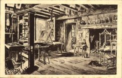 VINTAGE POSTCARD Honfleur In the Craftsman