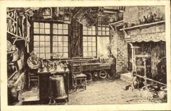 CPA Honfleur Chez le Marchand