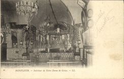 CPA Honfleur Interieur Notre Dame De Grace