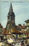 VINTAGE POSTCARD Honfleur Bell-tower of co. Catherine