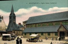 CPA Honfleur Eglise Ste Catherine