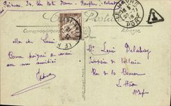 CPA Honfleur Le Clocher L'Eglise Ste Catherine