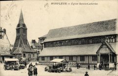 CPA Honfleur L'Eglise Ste Catherine