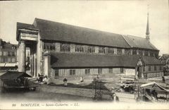 VINTAGE POSTCARD Honfleur co. Catherine