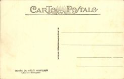 VINTAGE POSTCARD Honfleur the Museum At the middle-class man