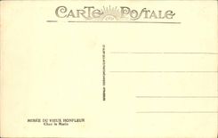 VINTAGE POSTCARD Honfleur the Museum In the sailor