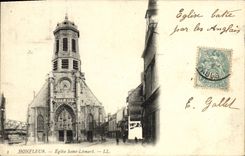 CPA Honfleur L'Eglise Saint Leonard