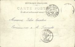 CPA Honfleur L'Hotel du Cheval Blanc et le Bateau du Havre